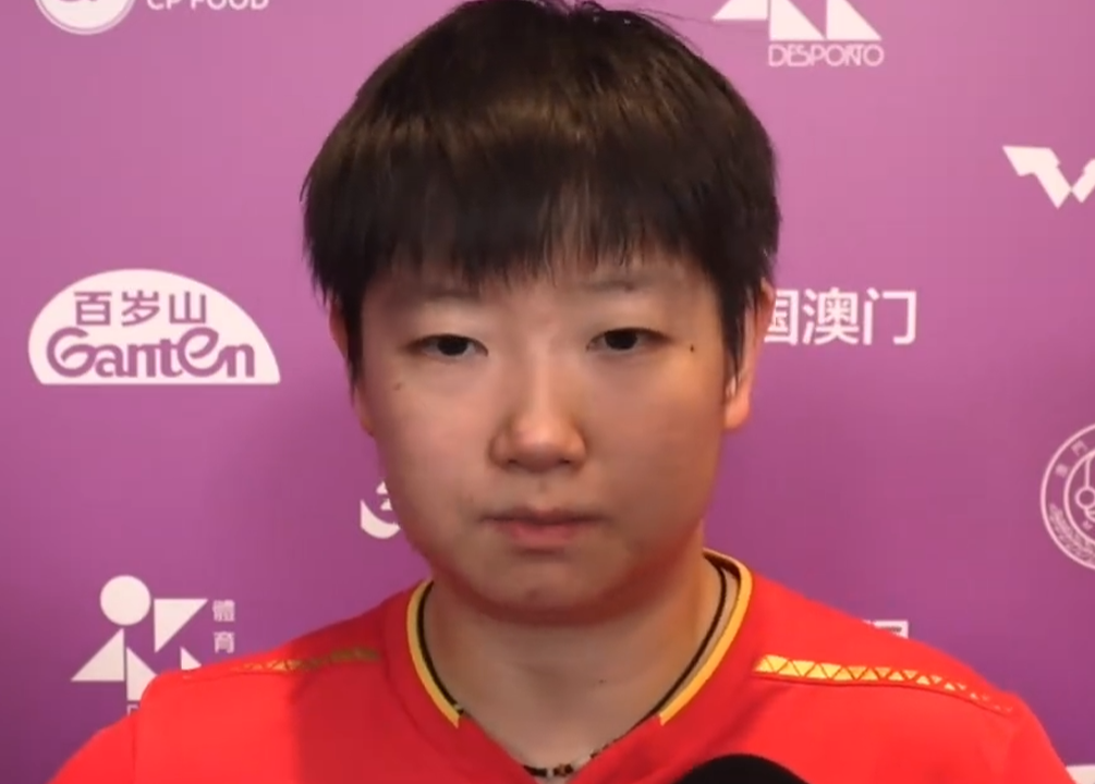 孙颖莎在后, 毕竟对手的, 大的困难 孙颖莎在后, 毕竟对手的, 大的困难